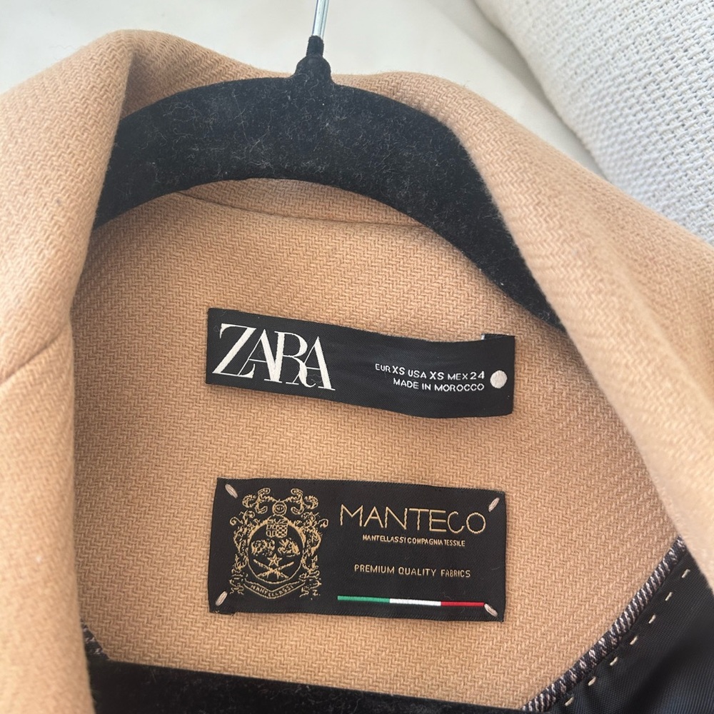 Zara Manteco camel coat